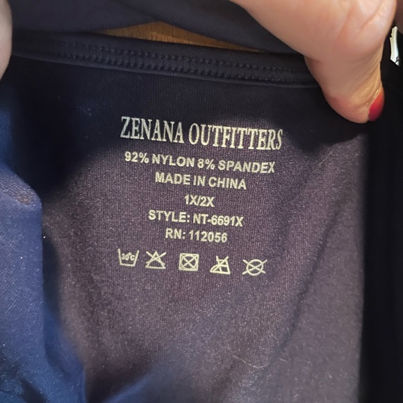 Zenana Outfitters Deep Blue Bralette - Picture 3 of 3